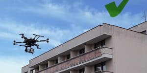 Ispezione tetto drone